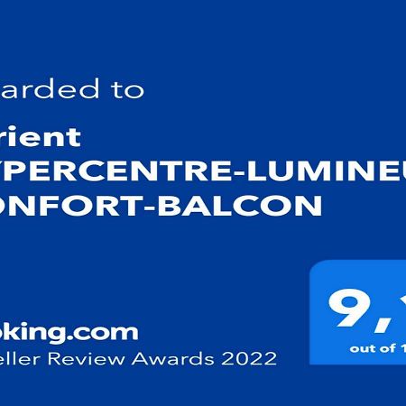 Lorient Hypercentre-Lumineux-Tout Confort-Balcon Exterior photo
