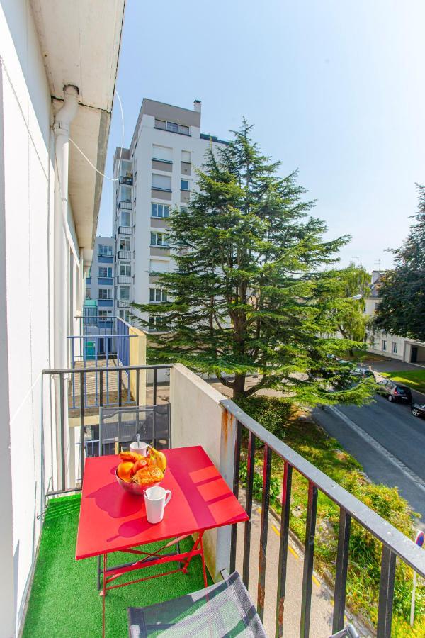 Lorient Hypercentre-Lumineux-Tout Confort-Balcon Exterior photo