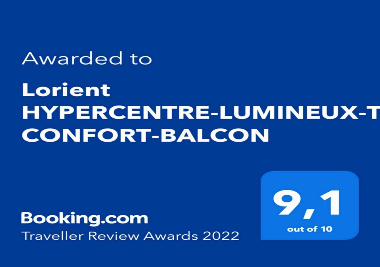 Lorient Hypercentre-Lumineux-Tout Confort-Balcon Exterior photo